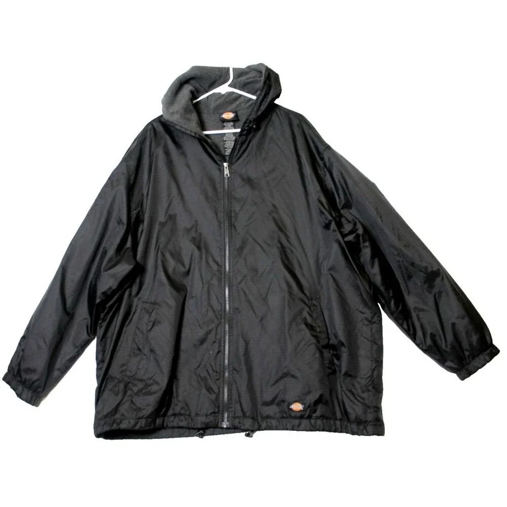Dickies Storm Jacket Black Full Zip Insulated Outdoor Windbreaker Men's 2XL/XXG - Picture 1 of 11
